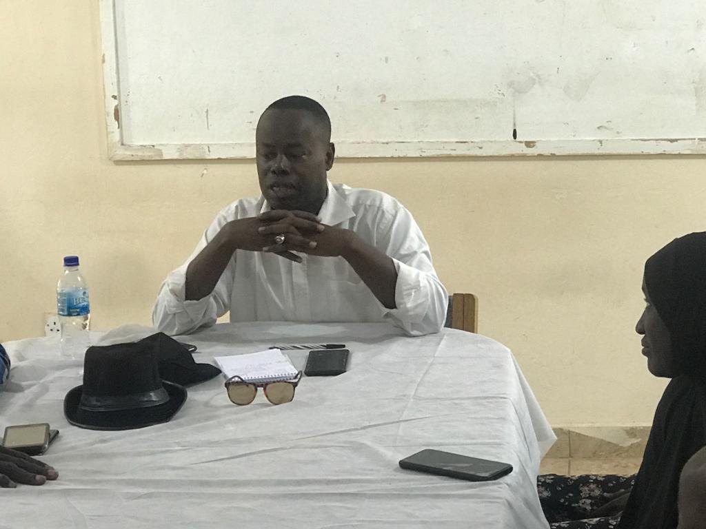 Bwiam Hospital staff audience